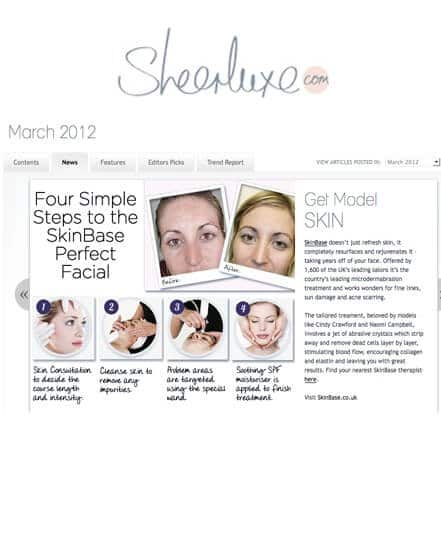 SkinBase in Sheerluxe