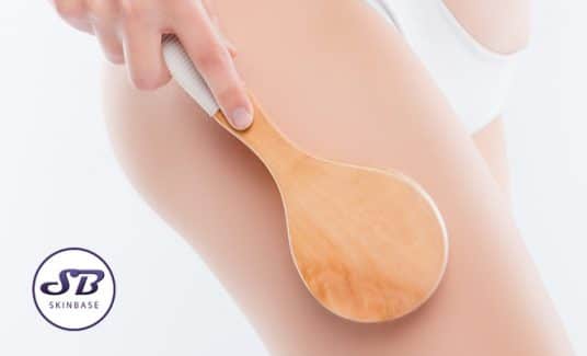 body brushing exfoliate